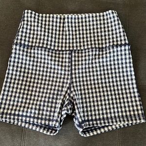 Aerie Offline Gingham Biker Shorts